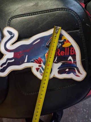 Adesivi grande Red Bull n3 pezzi