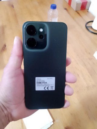 Teléfono Móvil Negro y Verde