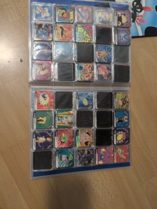 Álbum Pokémon Johto Staks medio completo