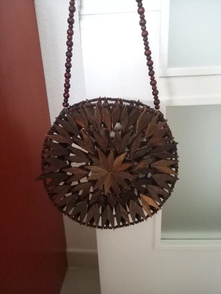 Bolso Redondo Madera