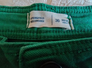 Pantalón corto mujer Springfield verde talla S
