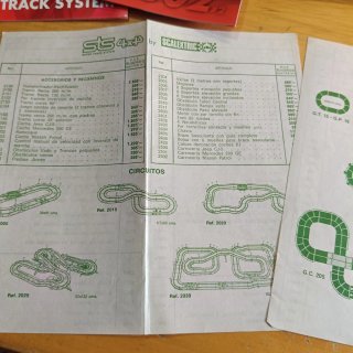 Lote Scalextric:  Regalo manual carreras y folleto