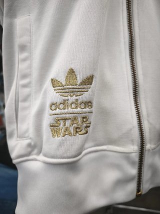 Adidas x Star Wars Chaqueta Negra Dorada