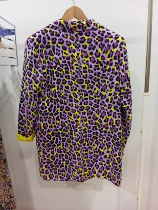Americana Lolita Leopardo Morado y Amarillo