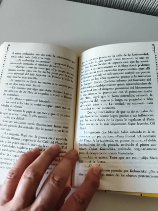 Libro "Escrito sobre la piel" de misterio