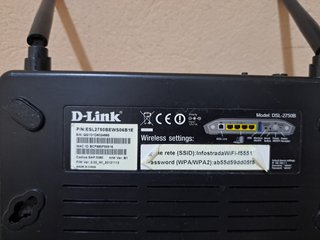 Router ADSL D-Link + Cavi e Filtro