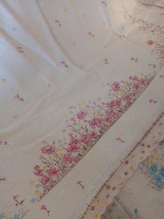 2 federe pile vintage floreali
