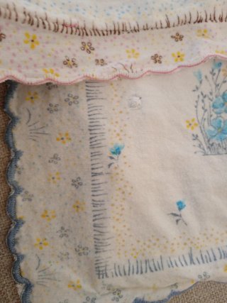 2 federe pile vintage floreali