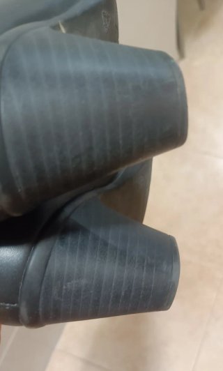 Zapatos de tacón negros talla 39