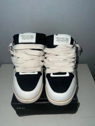 Amiri M-1 Scarpe Sneakers Uomo Nero Bianco