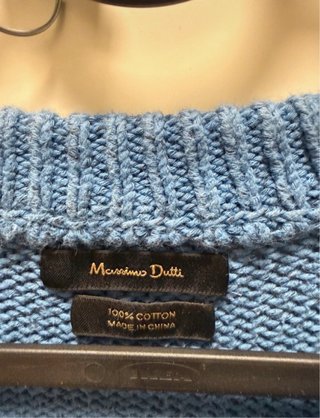 Massimo Dutti Crew Neck Knit Sweater - Size L
