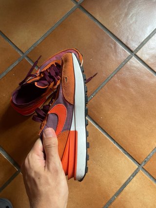 Zapatillas Nike Waffle One Mujer Naranja/Morado