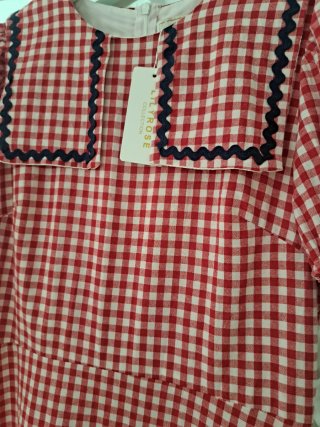 Vestido cuadros rojo vichy sin estrenar