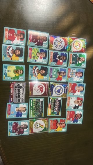 Lote 24 Stickers Mundial 2026