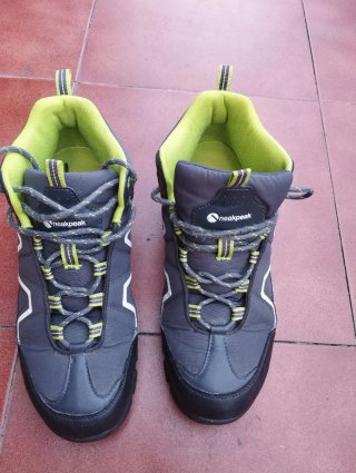 Botas de trekking Neakpeak grises y verdes