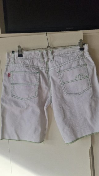 Pantalón corto blanco vintage Talla M