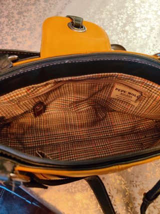 Bolso Piel Mostaza Pepe Moll