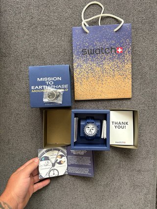 Omega Moonshine Gold Blue (Trattabbile)
