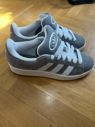 Adidas Campus Gris Talla 41 1/3, muy poco uso