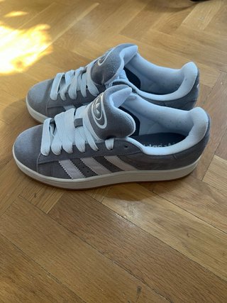 Adidas Campus Gris Talla 41 1/3, muy poco uso