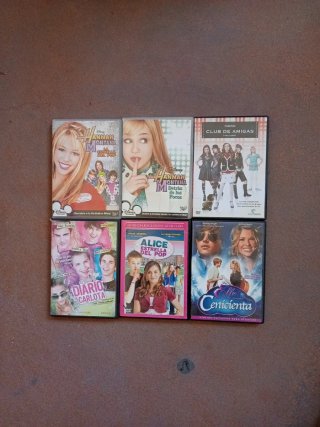 Lote 6 Películas DVD Disney (Español)