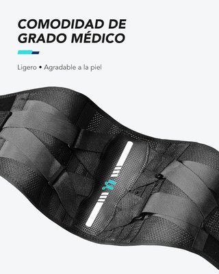 Fitomo faja lumbar soporte ergonómico