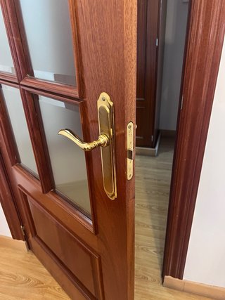 Puerta de interior de madera