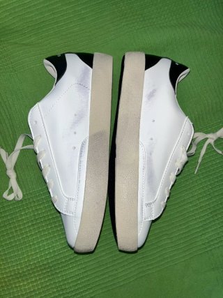 Golden Goose Superstar Plata y Blanco