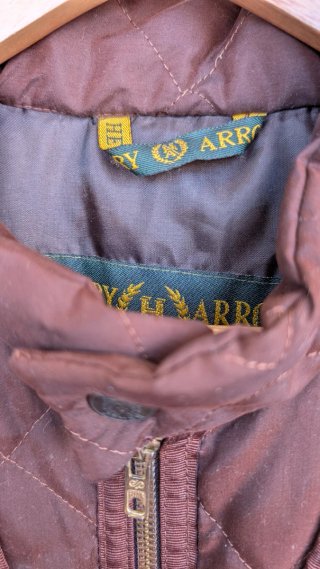 Chaleco acolchado Henry Arrow marrón Talla L