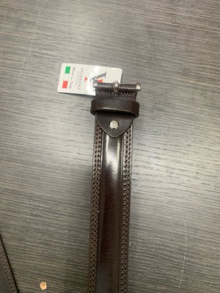 Cintura vera pelle marrone