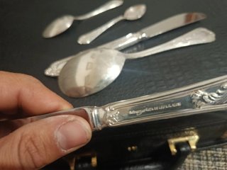 Cubertería sellos 925