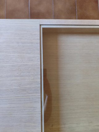 Mesa de centro de madera y cristal