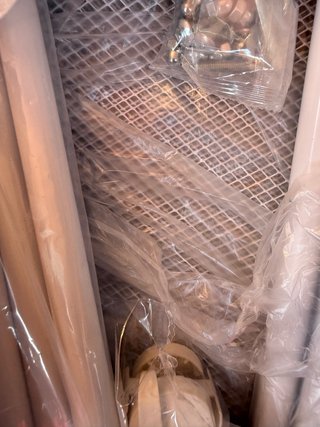 Carrello per frutta in metallo e plastica