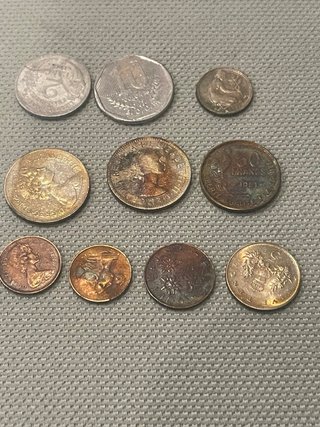 Lotto di monete antiche europee pre-euro