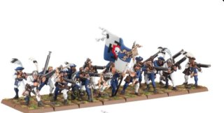 Imperio Warhammer fusileros