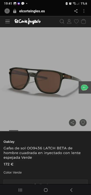 Gafas de Sol Oakley Latch Beta