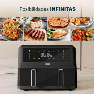 Freidora de aire Princess doble