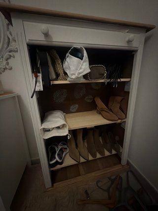 Mueble organizador de madera