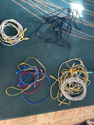 Lote de Cables de Red Ethernet de varias marcas