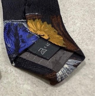 Corbata Ermenegildo Zegna Negra Multicolor
