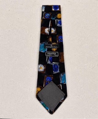 Corbata Ermenegildo Zegna Negra Multicolor