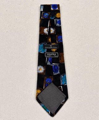 Corbata Ermenegildo Zegna Negra Multicolor