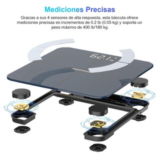 Báscula Grasa Corporal Digital Wireless Fitdays