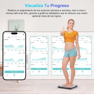 Báscula Grasa Corporal Digital Wireless Fitdays