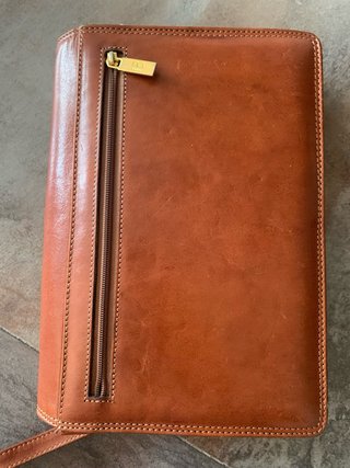 Lote Bolso mano y cartera Balenciaga Marrón