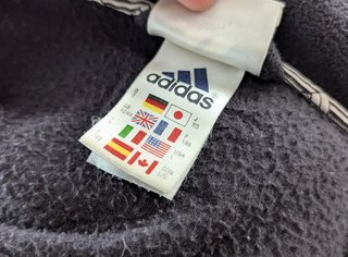 Chaqueta Forro Polar Adidas Vintage | Sudadera XL