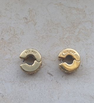 8 Charm Pandora Argento e Oro