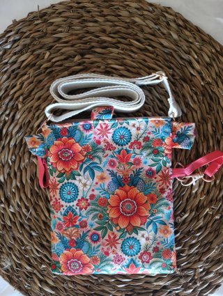 Bolsa de cintura organizadora floral