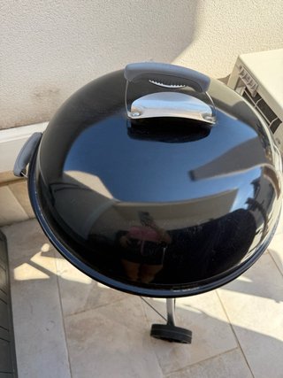 Barbacoa Weber Negra y Plateada