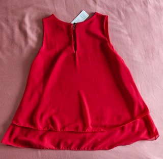 Blusa roja Moda ITAM talla única